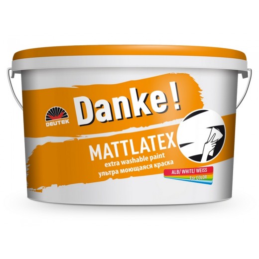 DANKE MATTLATEX 8.5L, interior/exterior, vopsea lavabila