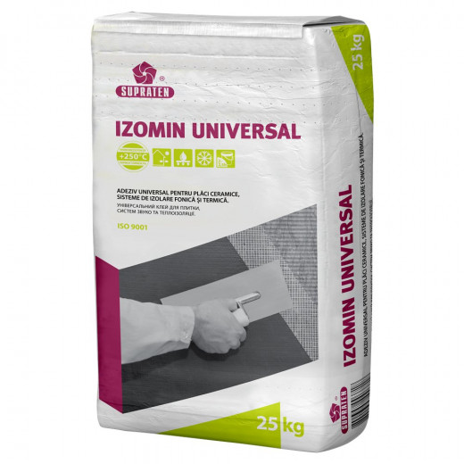 Adeziv    IZOMIN, pt lipire si armare vata,polistiren expan. 25 kg (80)