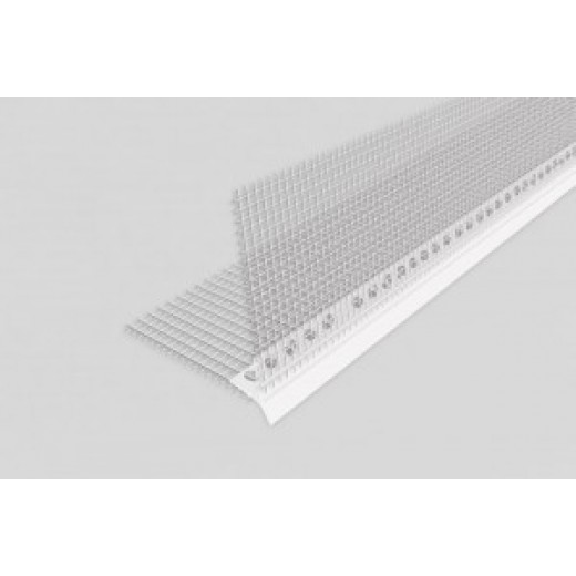 Cornier  PVC -PICURATURA,(Capelnic) cu pelicula si plasa ,2.5m