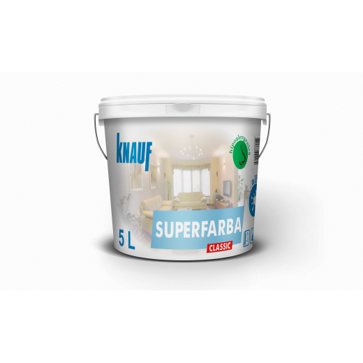KNAUF   Vopsea    CLASSIC    5 L. SUPERFARBA   (acril,interior)