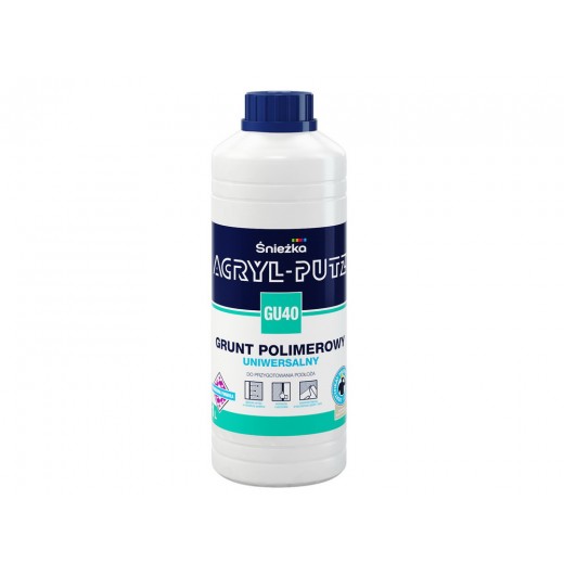 Grund    ACRYL PUTZ GU-40 int-ext,polimeric universal, 1 L Sniezka