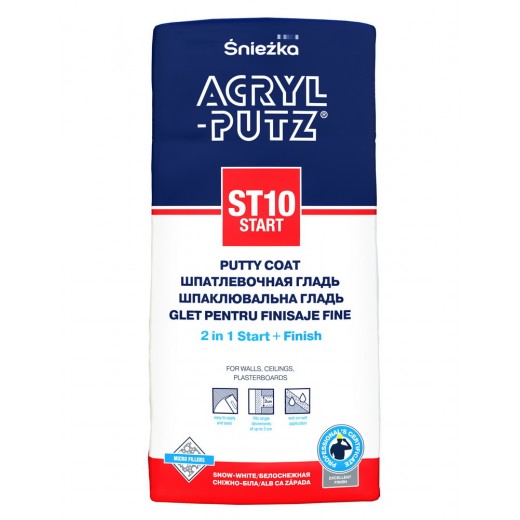 Acryl-Putz ST 10 - 20 kg, chit pentru interior