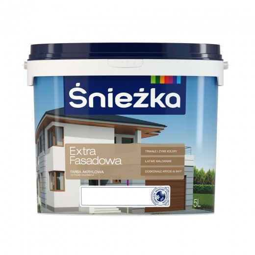 SNIEZKA EXTRA FASADOWA, 1L, vopsea emulsie pt fatada