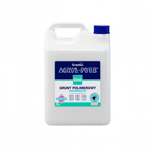 Grund    ACRYL PUTZ GU-40 int-ext,polimeric universal, 5 L Sniezka