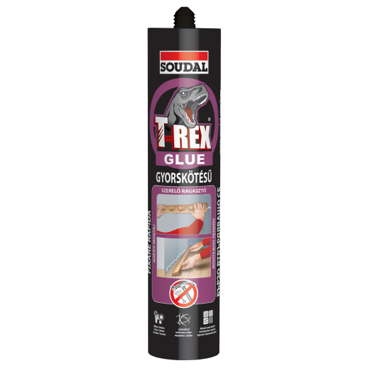 SOUDAL  Cuie lic T-REX (VIOLET) 380gr.,int-ext (12)bej, solventi 125932