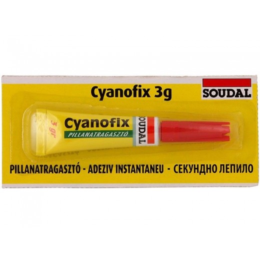SOUDAL CYANOFIX 3 gr.adeziv instantaneu,128474 (12)