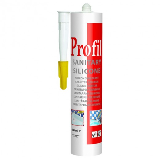 PROFIL  Silicon SANITAR, ALB 270 ml(15) 124252