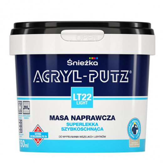 Acryl - Putz   LIGHT LT -22, 250 ml